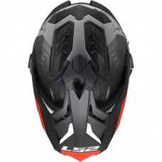 Шлем LS2 MX701 EXPLORER HEXA BLACK RED GREY-06