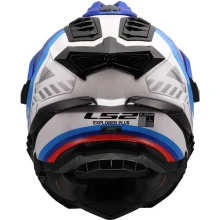 Шлем LS2 MX701 EXPLORER HEXA WHITE BLUE RED-06