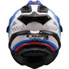 Шлем LS2 MX701 EXPLORER HEXA WHITE BLUE RED-06