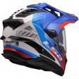 Шлем LS2 MX701 EXPLORER HEXA WHITE BLUE RED-06