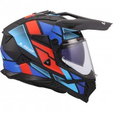 Шлем LS2 MX702 PIONEER II BLOCK BLACK RED BLUE-06