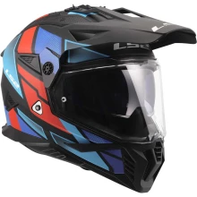 Шлем LS2 MX702 PIONEER II BLOCK BLACK RED BLUE-06