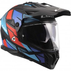 Шлем LS2 MX702 PIONEER II BLOCK BLACK RED BLUE-06