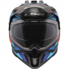 Шлем LS2 MX702 PIONEER II BLOCK BLACK RED BLUE-06