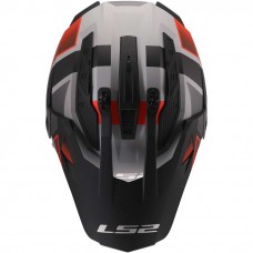 Шлем LS2 MX702 PIONEER II BLOCK GREY RED-06