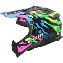 Шлем LS2 MX708 FAST II GROTESK BLUE PINK GREEN-06