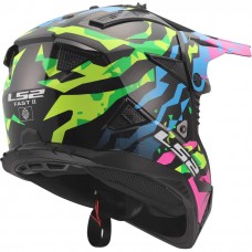 Шлем LS2 MX708 FAST II GROTESK BLUE PINK GREEN-06