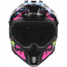 Шлем LS2 MX708 FAST II GROTESK BLUE PINK GREEN-06