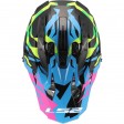 Шлем LS2 MX708 FAST II GROTESK BLUE PINK GREEN-06
