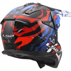 Шлем LS2 MX708 FAST II GROTESK WHITE BLUE RED-06