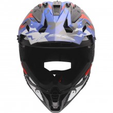 Шлем LS2 MX708 FAST II GROTESK WHITE BLUE RED-06