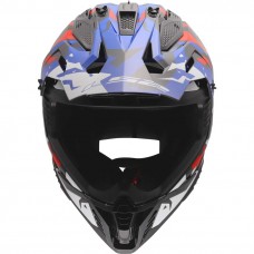 Шлем LS2 MX708 FAST II GROTESK WHITE BLUE RED-06