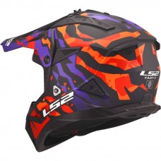 Шлем LS2 MX708 FAST II GROTESK PURPLE ORANGE-06