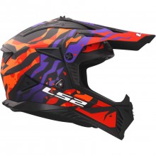 Шлем LS2 MX708 FAST II GROTESK PURPLE ORANGE-06