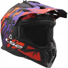 Шлем LS2 MX708 FAST II GROTESK PURPLE ORANGE-06