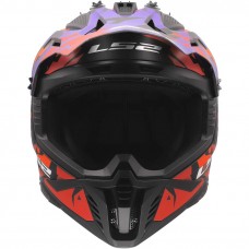 Шлем LS2 MX708 FAST II GROTESK PURPLE ORANGE-06