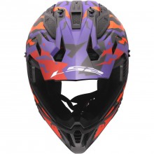 Шлем LS2 MX708 FAST II GROTESK PURPLE ORANGE-06