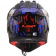 Шлем LS2 MX708 FAST II ZOMBIE II BLACK RED BLUE-06