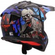 Шлем LS2 MX708 FAST II ZOMBIE II BLACK RED BLUE-06