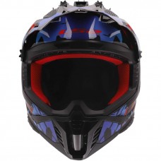 Шлем LS2 MX708 FAST II ZOMBIE II BLACK RED BLUE-06