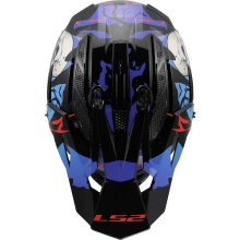Шлем LS2 MX708 FAST II ZOMBIE II BLACK RED BLUE-06