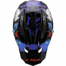 Шлем LS2 MX708 FAST II ZOMBIE II BLACK RED BLUE-06