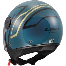 Шлем LS2 OF558 SPHERE LUX II MINIM BLUE TEAL-06