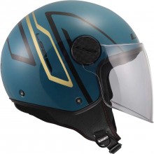 Шлем LS2 OF558 SPHERE LUX II MINIM BLUE TEAL-06