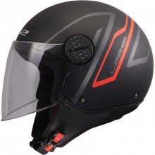 Шлем LS2 OF558 SPHERE LUX II MINIM BLACK RED-06