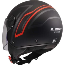 Шлем LS2 OF558 SPHERE LUX II MINIM BLACK RED-06