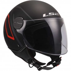 Шлем LS2 OF558 SPHERE LUX II MINIM BLACK RED-06