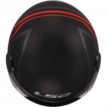 Шлем LS2 OF558 SPHERE LUX II MINIM BLACK RED-06