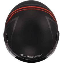 Шлем LS2 OF558 SPHERE LUX II MINIM BLACK RED-06