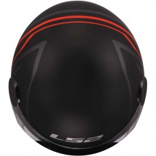 Шлем LS2 OF558 SPHERE LUX II MINIM BLACK RED-06