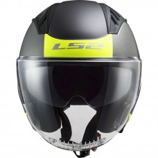 Шлем LS2 OF600 COPTER II URBANE M.BLACK H-V YELLOW-06