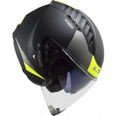 Шлем LS2 OF600 COPTER II URBANE M.BLACK H-V YELLOW-06