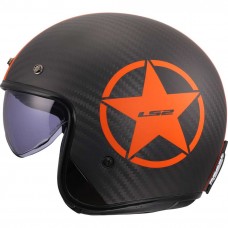 Шлем LS2 OF601 BOB II C STAR ORANGE-06