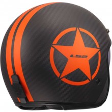 Шлем LS2 OF601 BOB II C STAR ORANGE-06