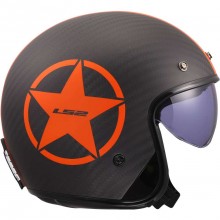Шлем LS2 OF601 BOB II C STAR ORANGE-06