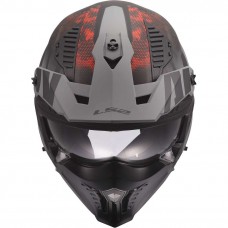 Шлем LS2 OF606 DRIFTER GAS GREY RED-06