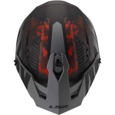 Шлем LS2 OF606 DRIFTER GAS GREY RED-06