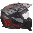 Шлем LS2 OF606 DRIFTER GAS GREY RED-06
