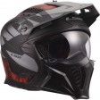 Шлем LS2 OF606 DRIFTER GAS GREY RED-06