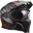 Шлем LS2 OF606 DRIFTER GAS GREY RED-06