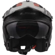 Шлем LS2 OF606 DRIFTER GAS GREY RED-06