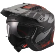 Шлем LS2 OF606 DRIFTER GAS GREY RED-06