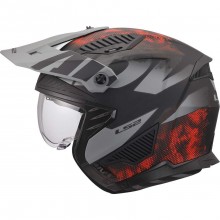 Шлем LS2 OF606 DRIFTER GAS GREY RED-06