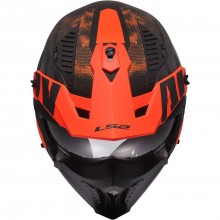 Шлем LS2 OF606 DRIFTER GAS GREY ORANGE-06