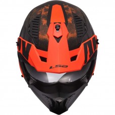 Шлем LS2 OF606 DRIFTER GAS GREY ORANGE-06