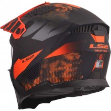 Шлем LS2 OF606 DRIFTER GAS GREY ORANGE-06
